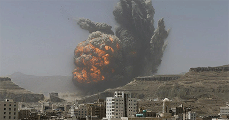 agresión saudí contra Yemen Mercenarios de Daesh transportados a Yemen para apoyar la agresión saudí